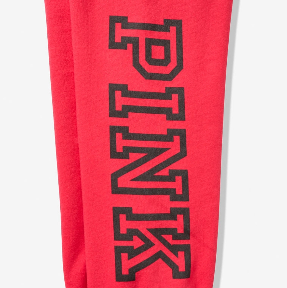 PINK Red & Black Joggers - Picture 3 of 3